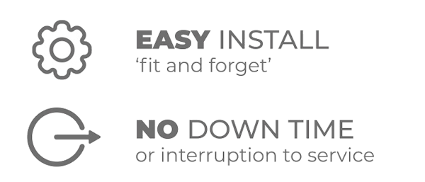 Easy Install - No Down time